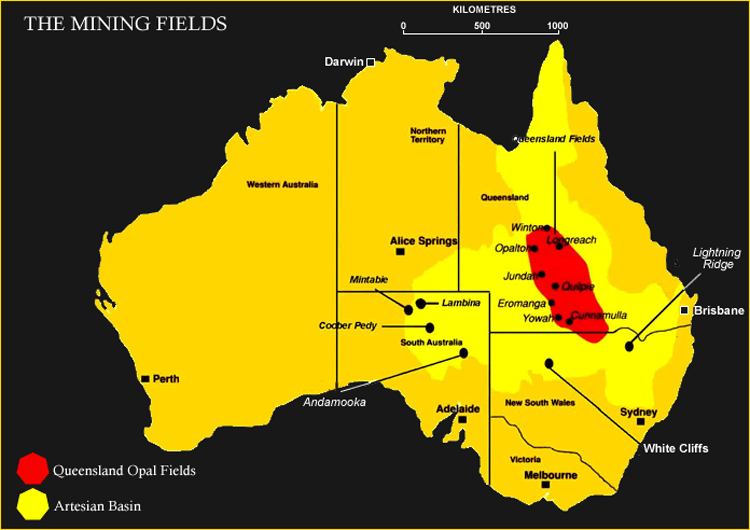 the australian opal fields